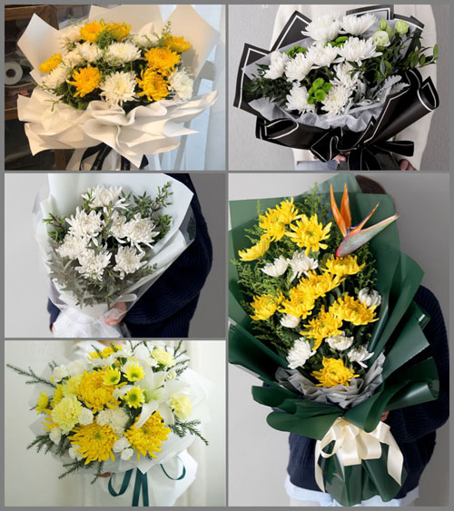 广东佛山市禅城区南庄镇溶洲村白事花束代送